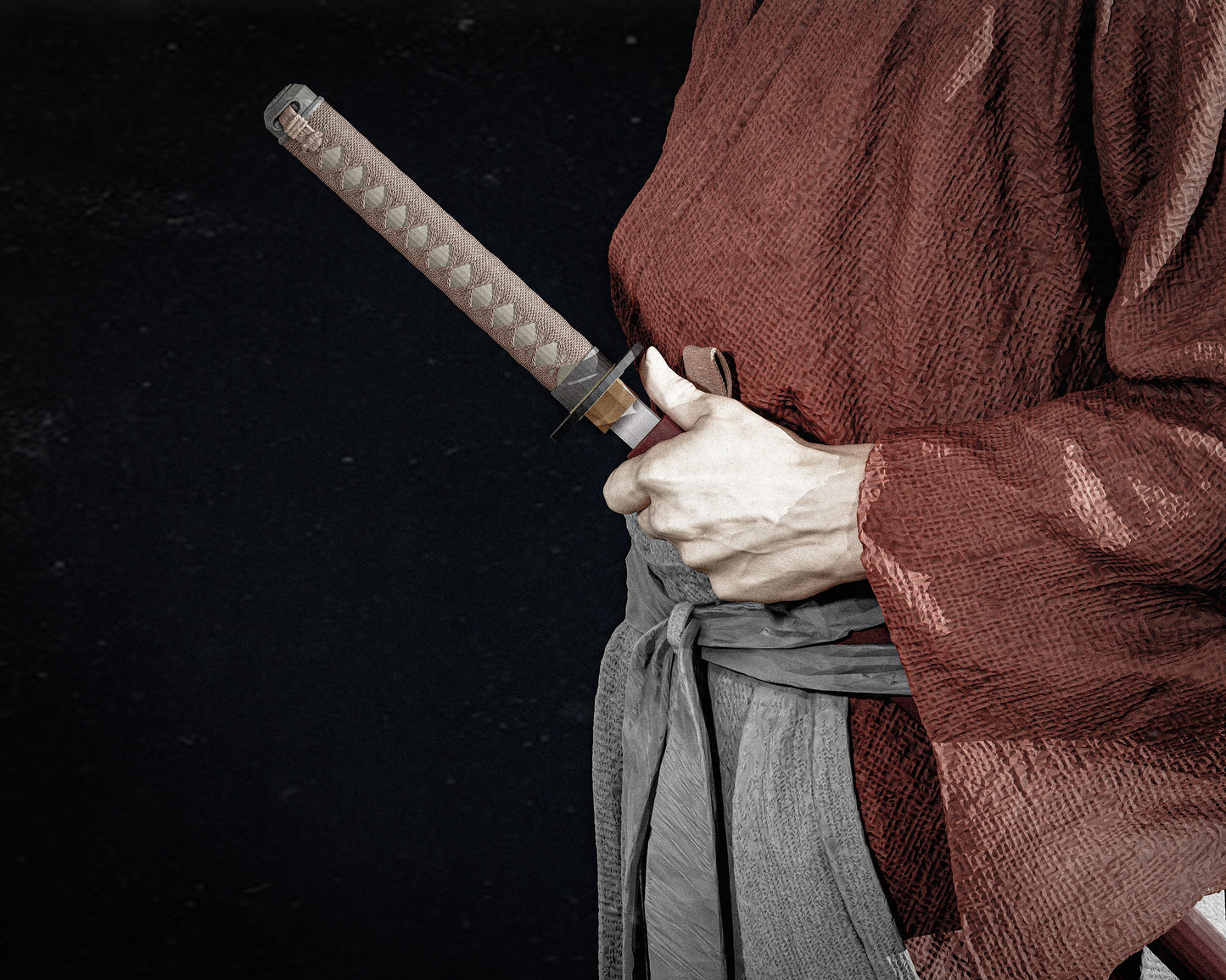 Kenshin Himura Statue