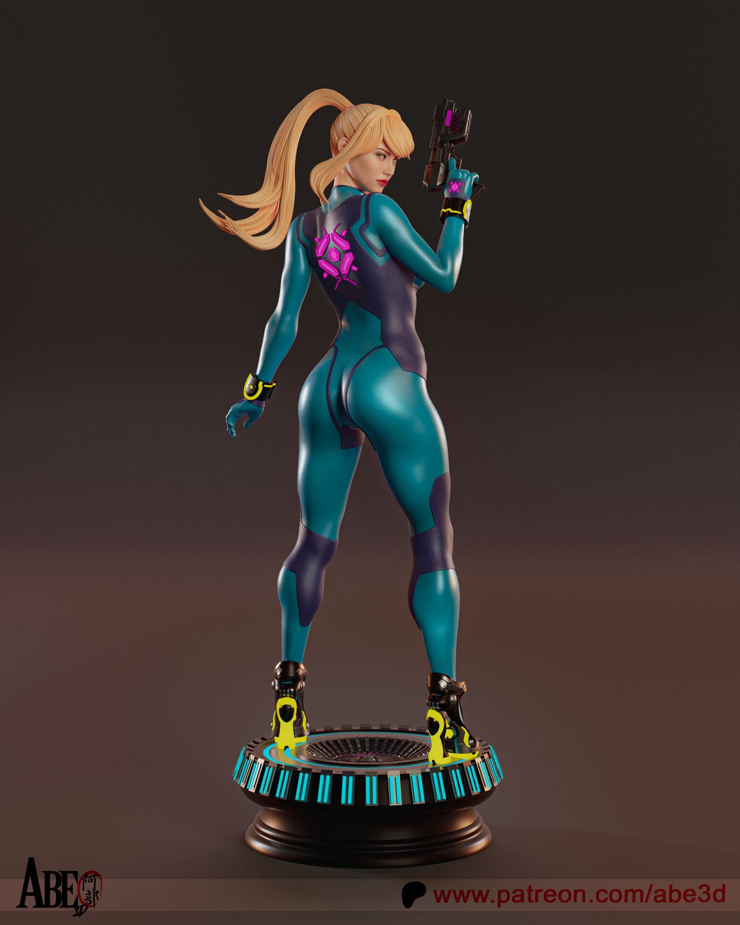 Samus Aran Statue