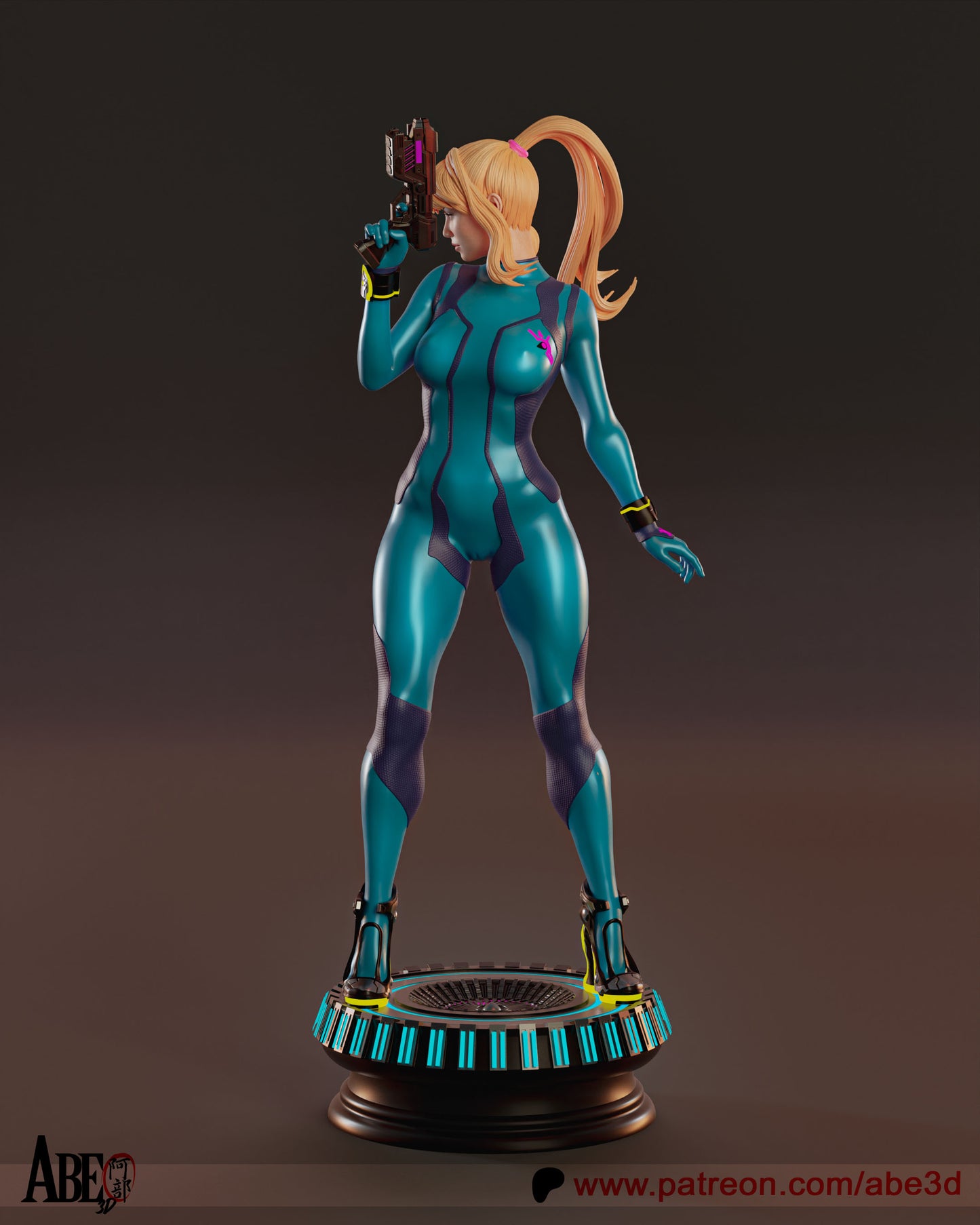 Samus Aran Statue