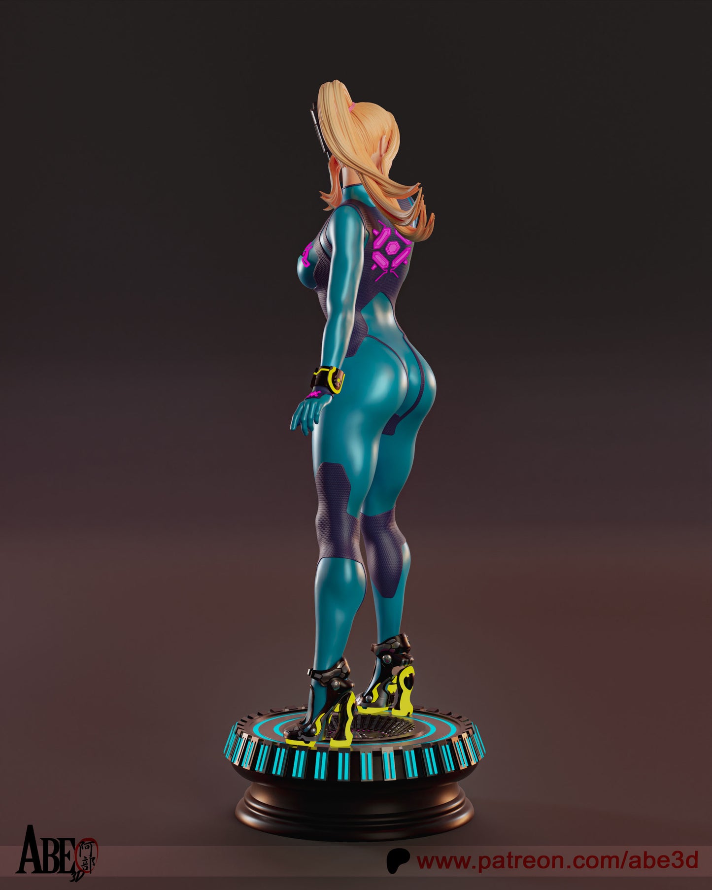 Samus Aran Statue