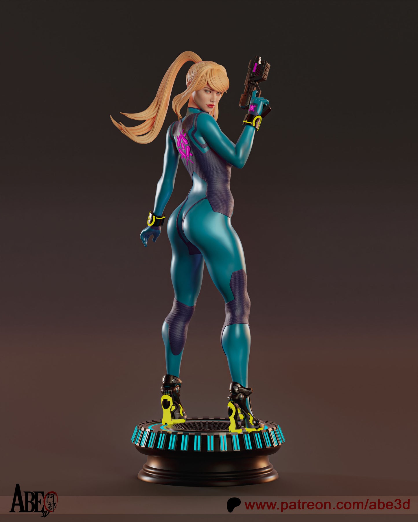 Samus Aran Statue