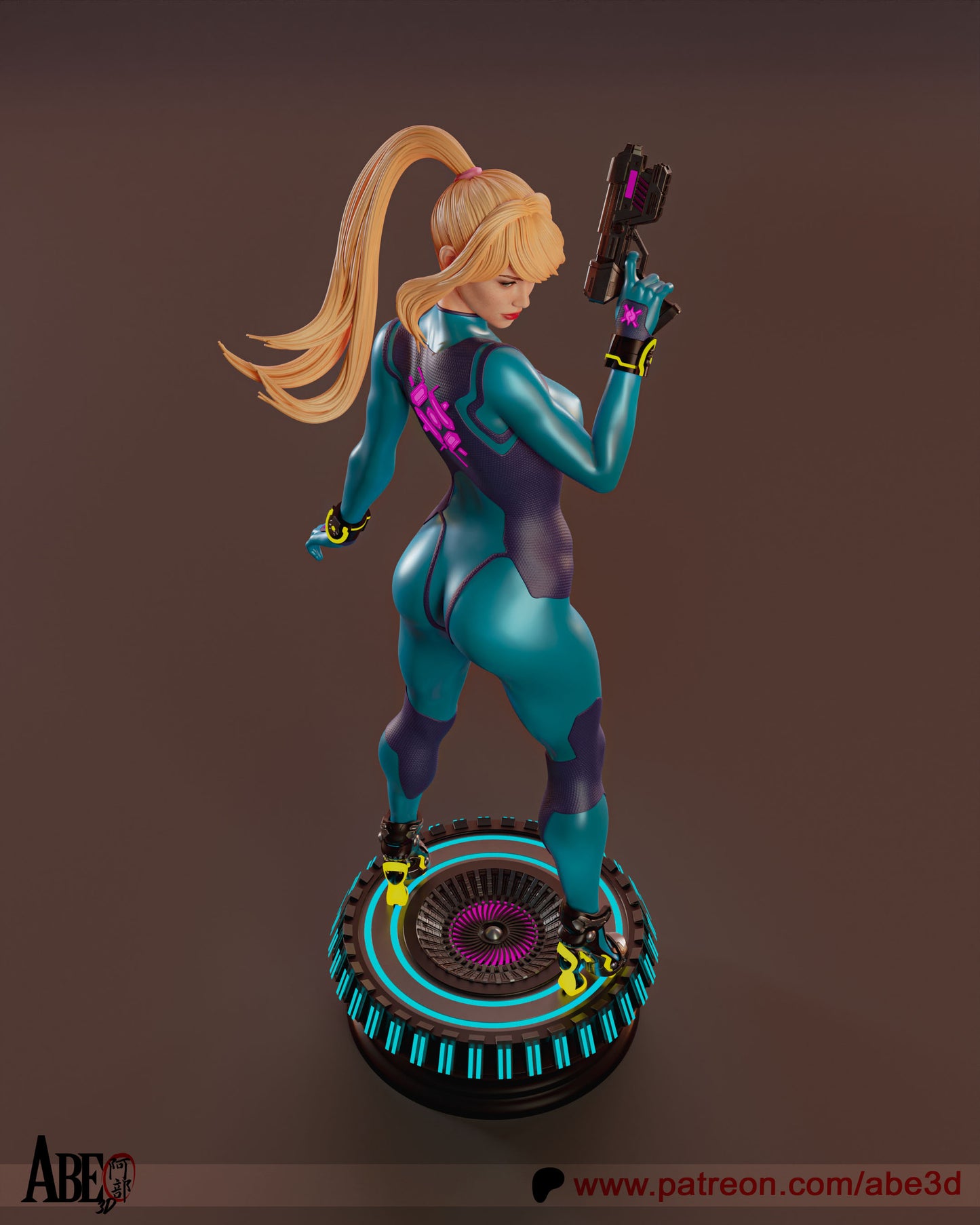 Samus Aran Statue