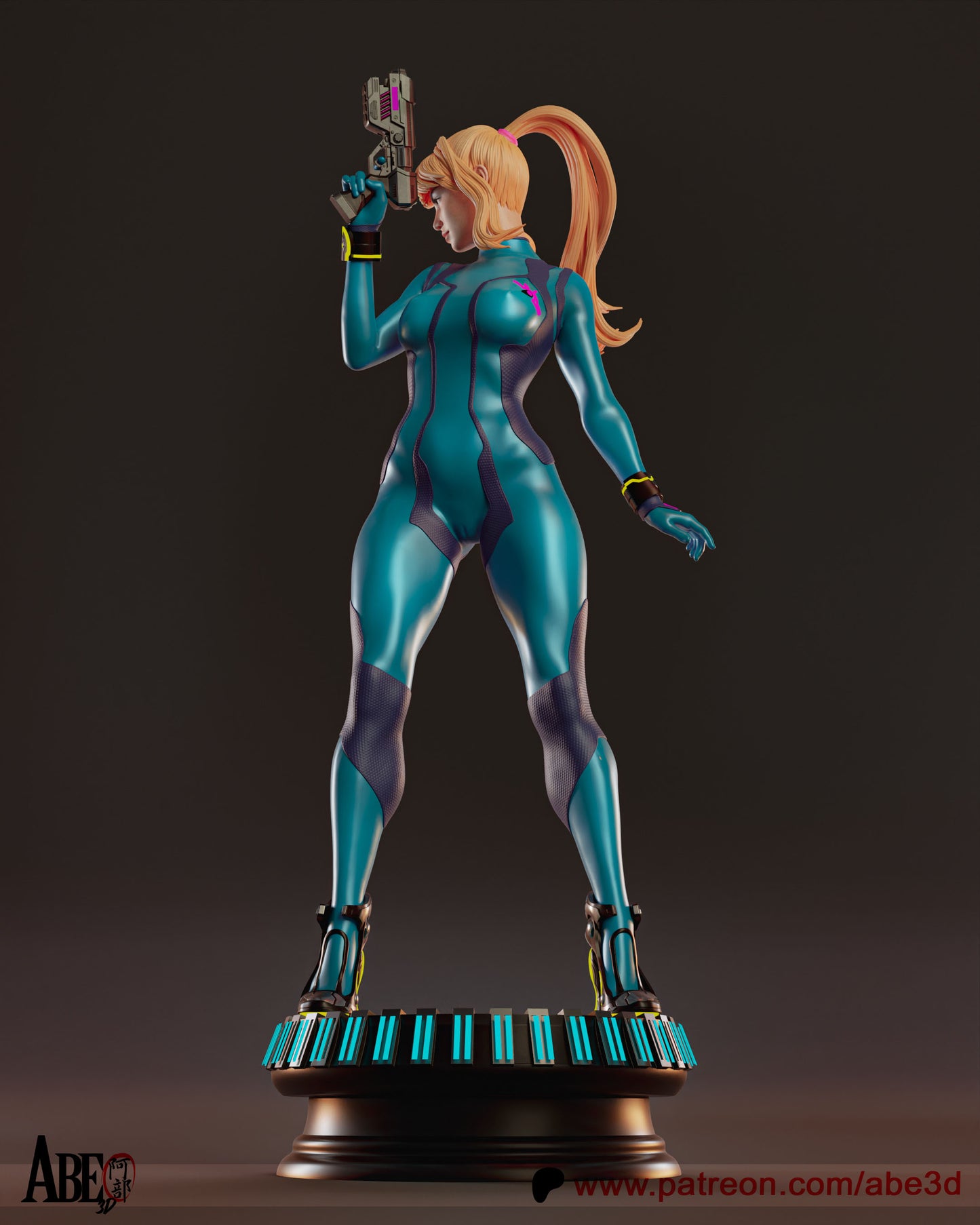 Samus Aran Statue