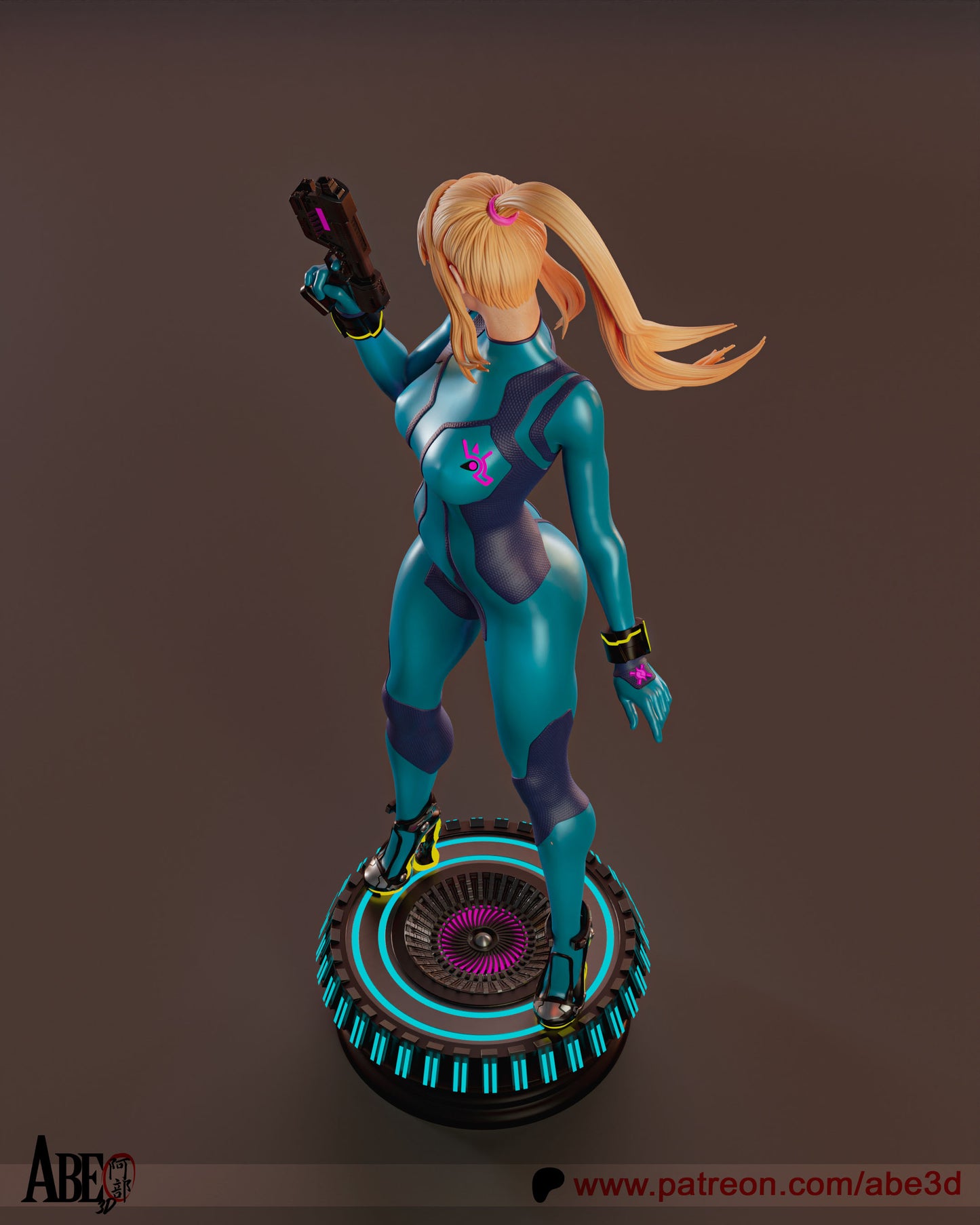 Samus Aran Statue