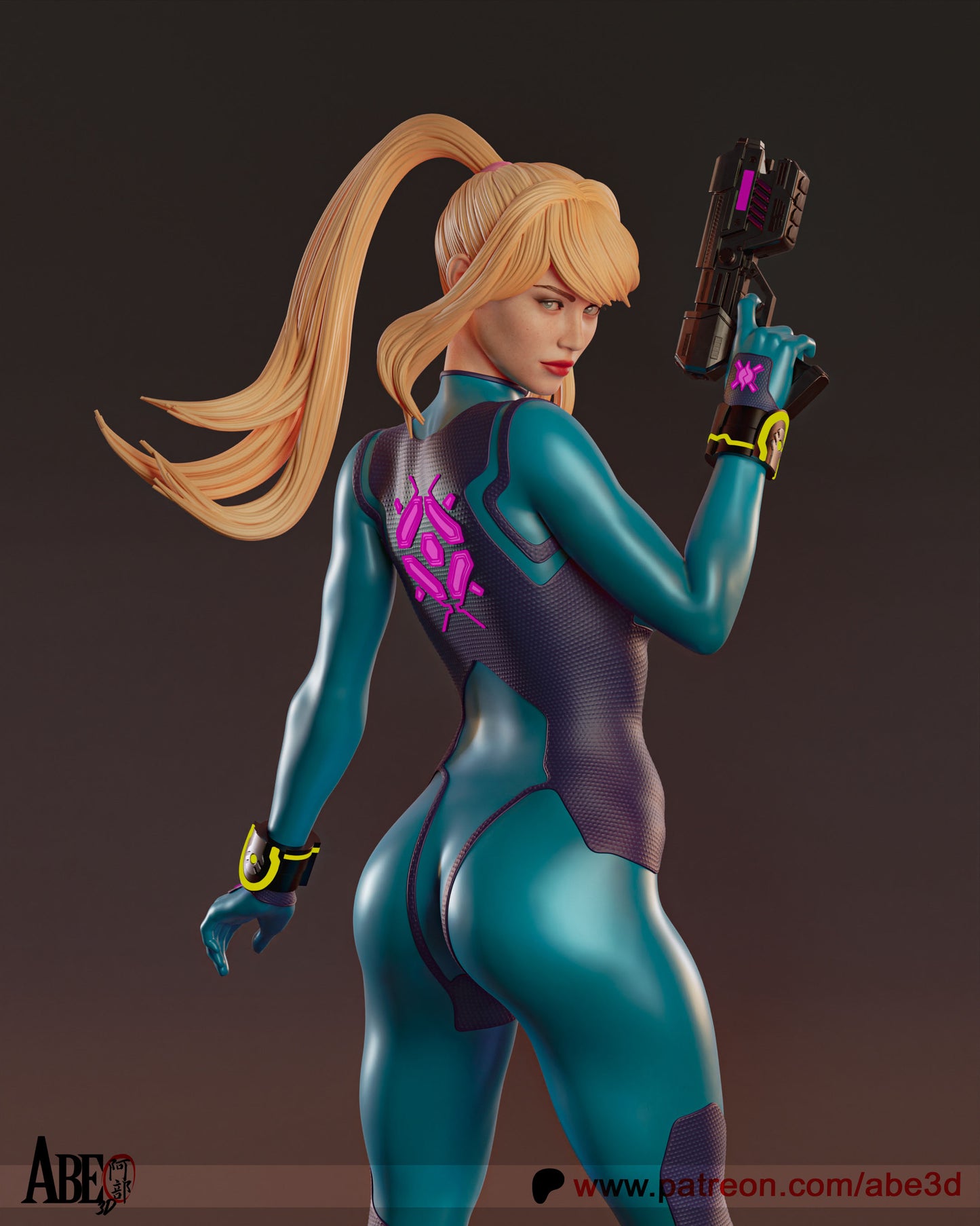Samus Aran Statue