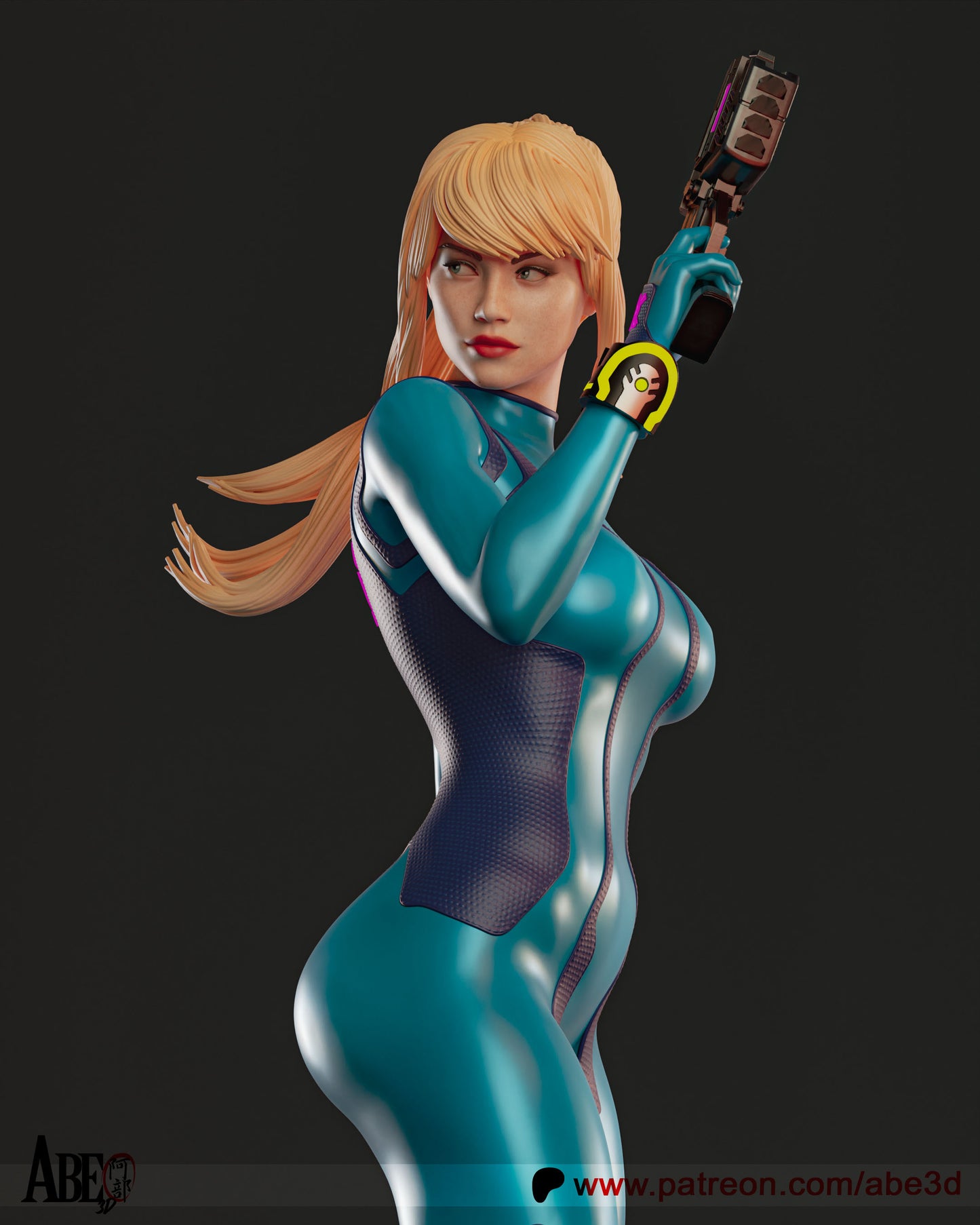 Samus Aran Statue