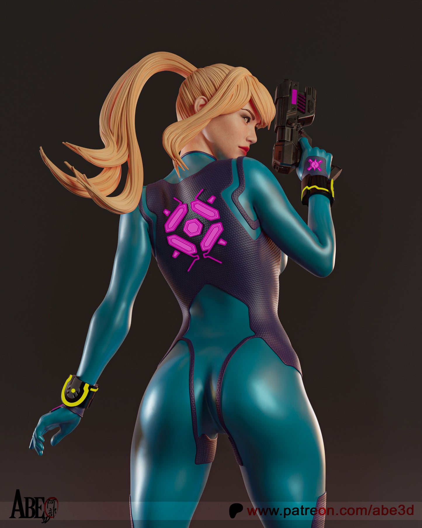Samus Aran Statue