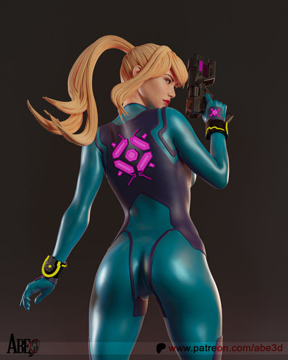 Samus Aran Statue