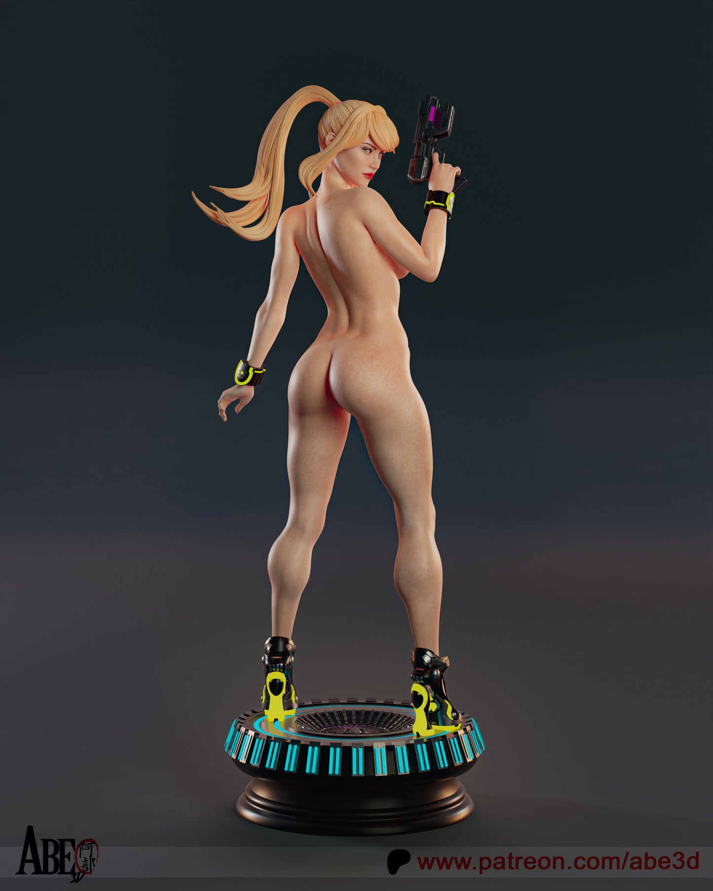 Samus Aran Statue