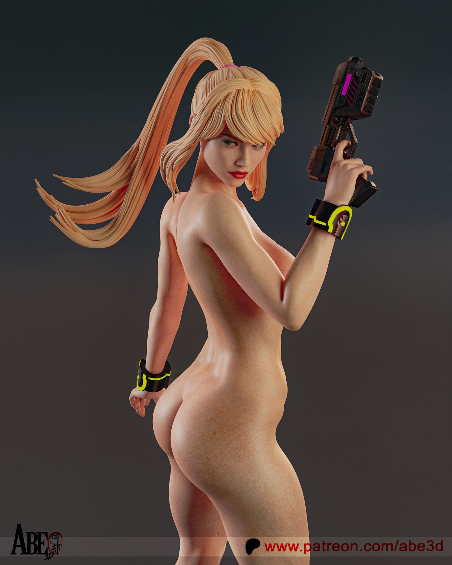 Samus Aran Statue