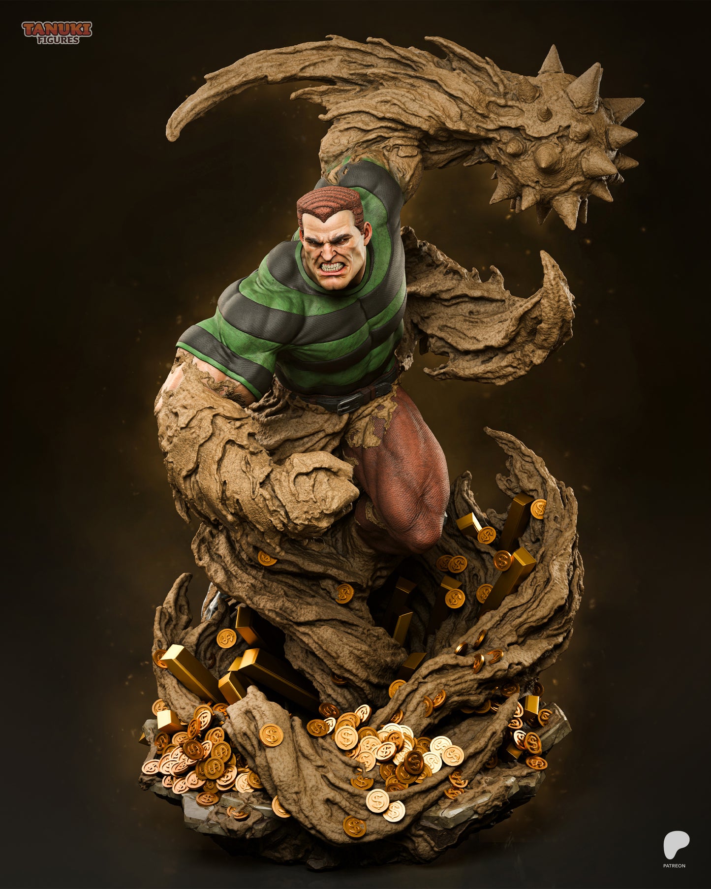 Sandman Statue 3D-Printed Kit