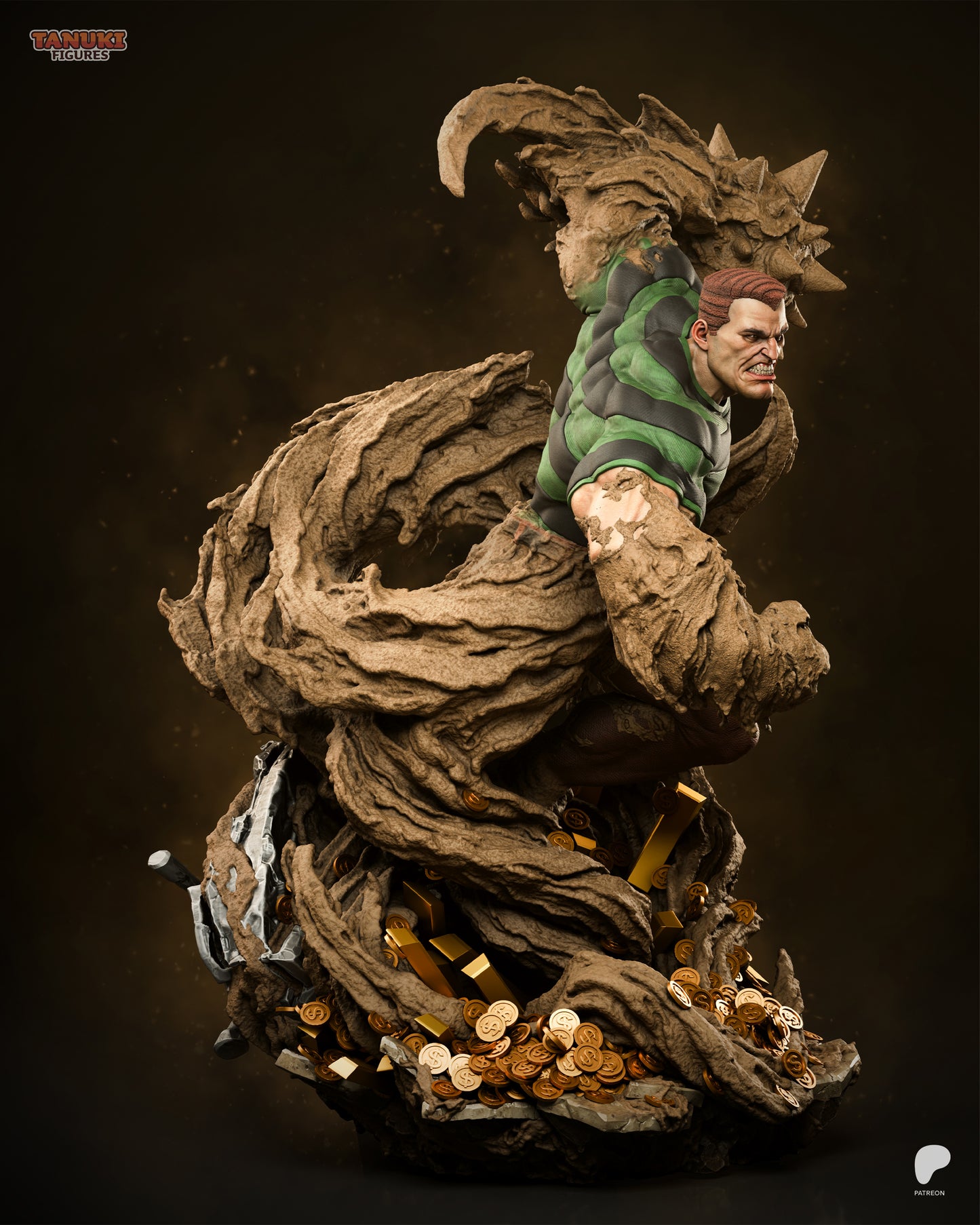 Sandman Statue 3D-Printed Kit