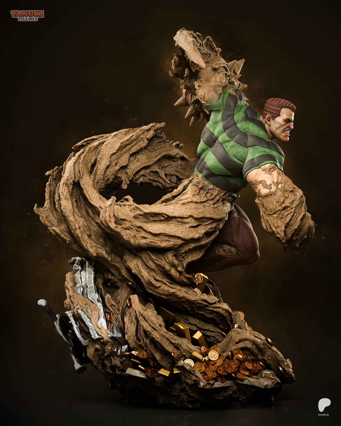 Sandman Statue 3D-Printed Kit