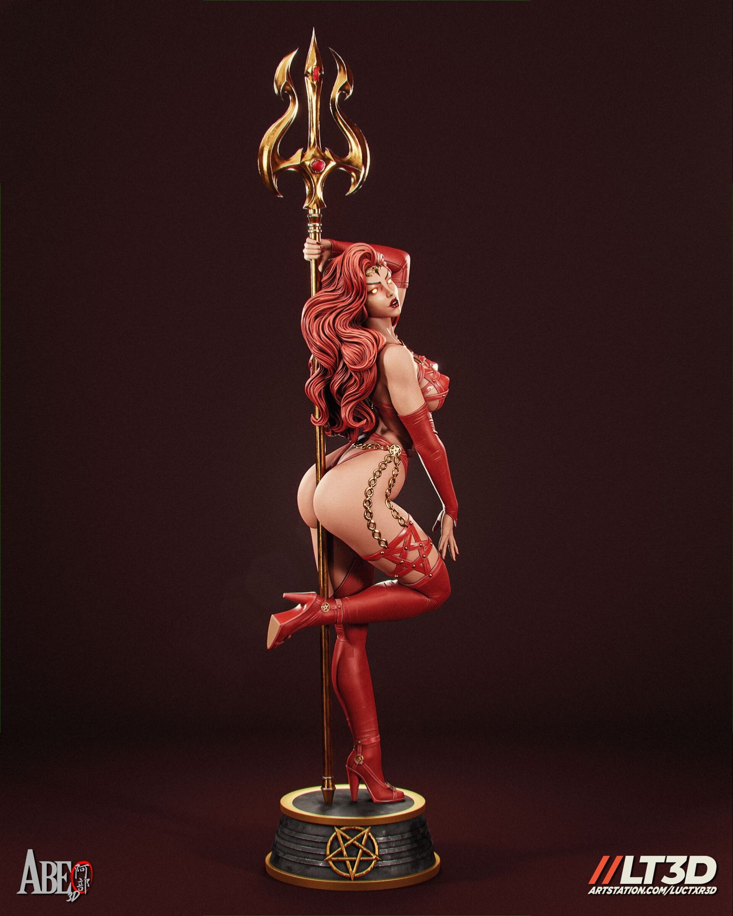 Satana Hellstrom Statue