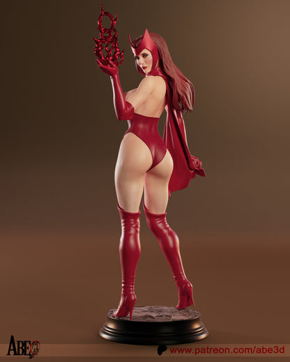 Scarlet Witch Statue 3D-Printed Kit