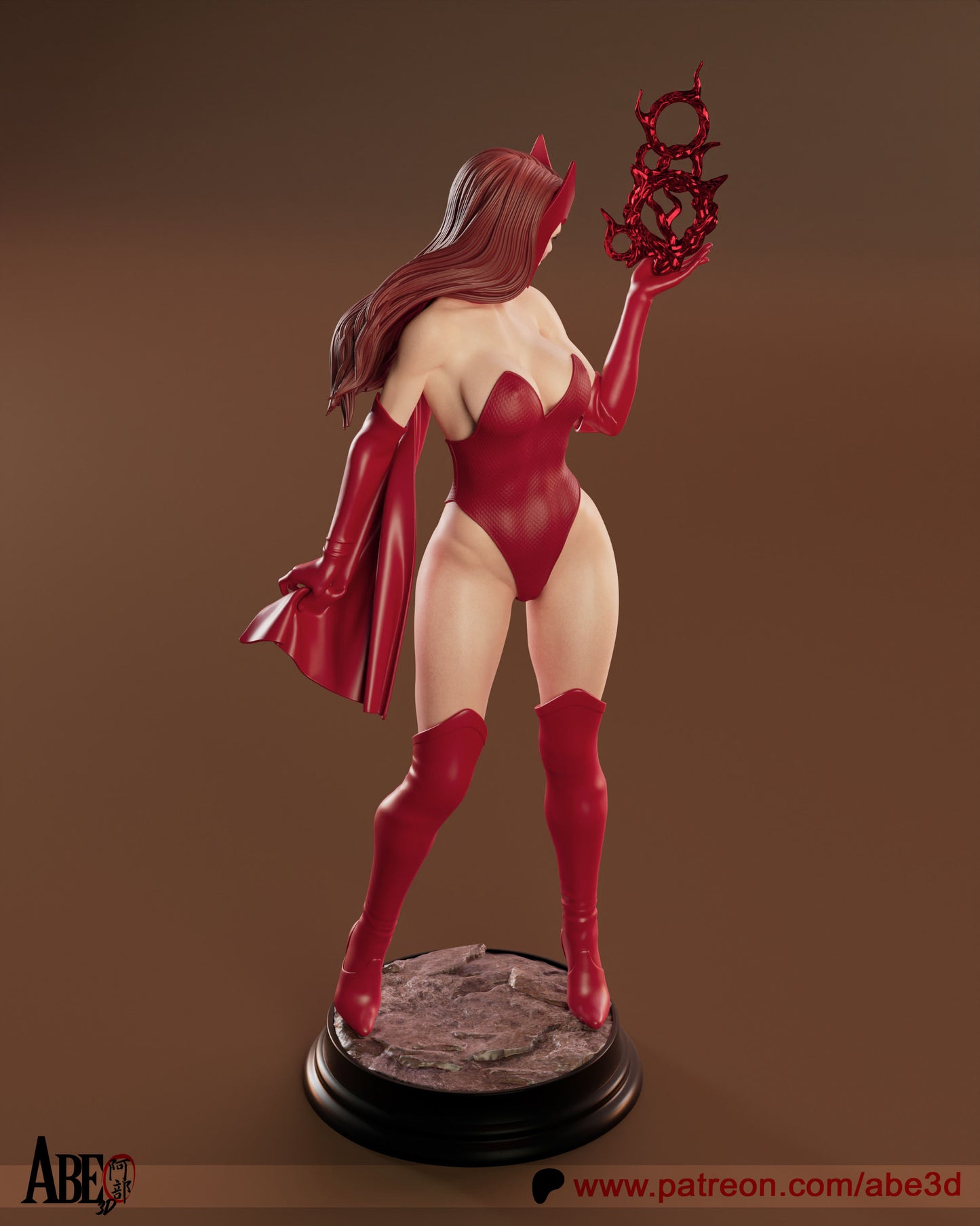 Scarlet Witch Statue 3D-Printed Kit