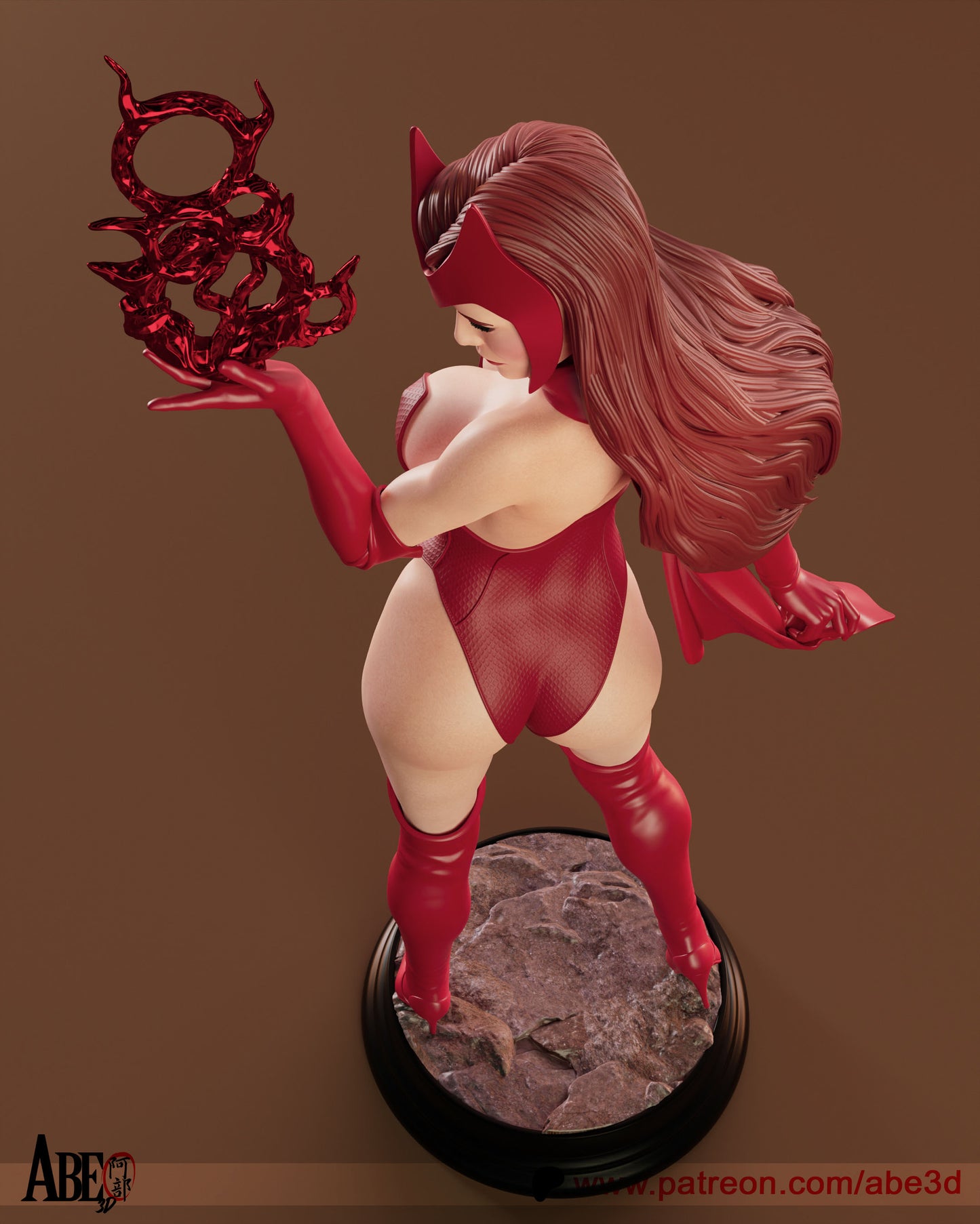 Scarlet Witch Statue 3D-Printed Kit