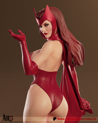 Scarlet Witch Statue 3D-Printed Kit