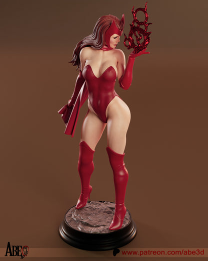 Scarlet Witch Statue 3D-Printed Kit