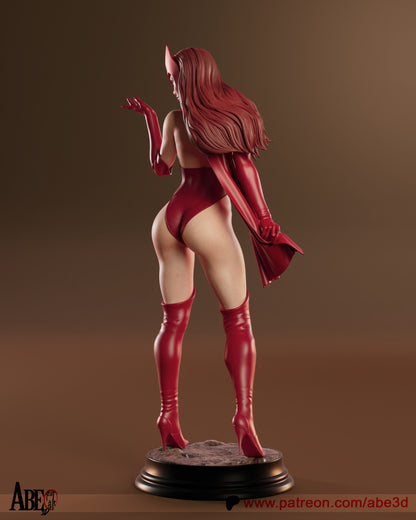 Scarlet Witch Statue 3D-Printed Kit