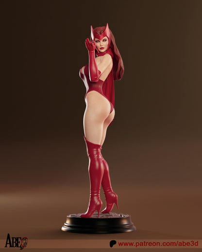 Scarlet Witch Statue 3D-Printed Kit
