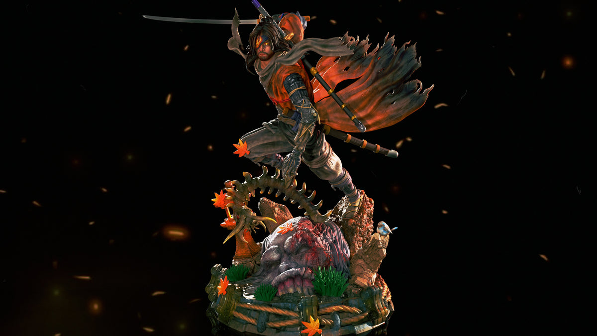 Sekiro Statue 3D-Printed Kit