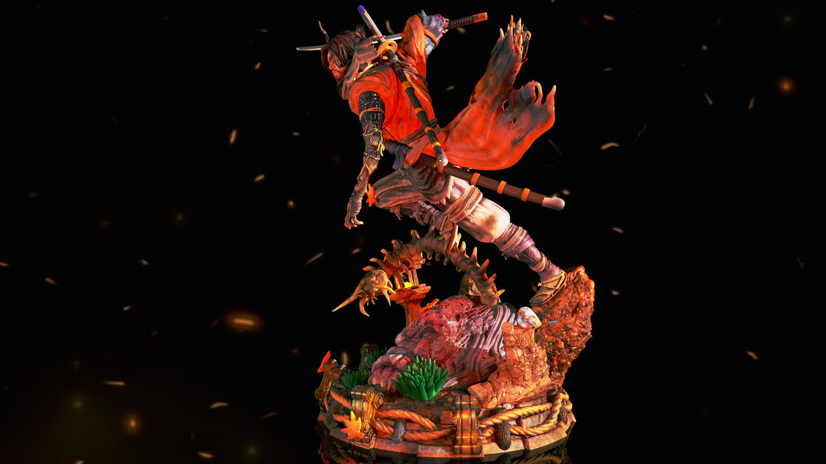 Sekiro Statue 3D-Printed Kit