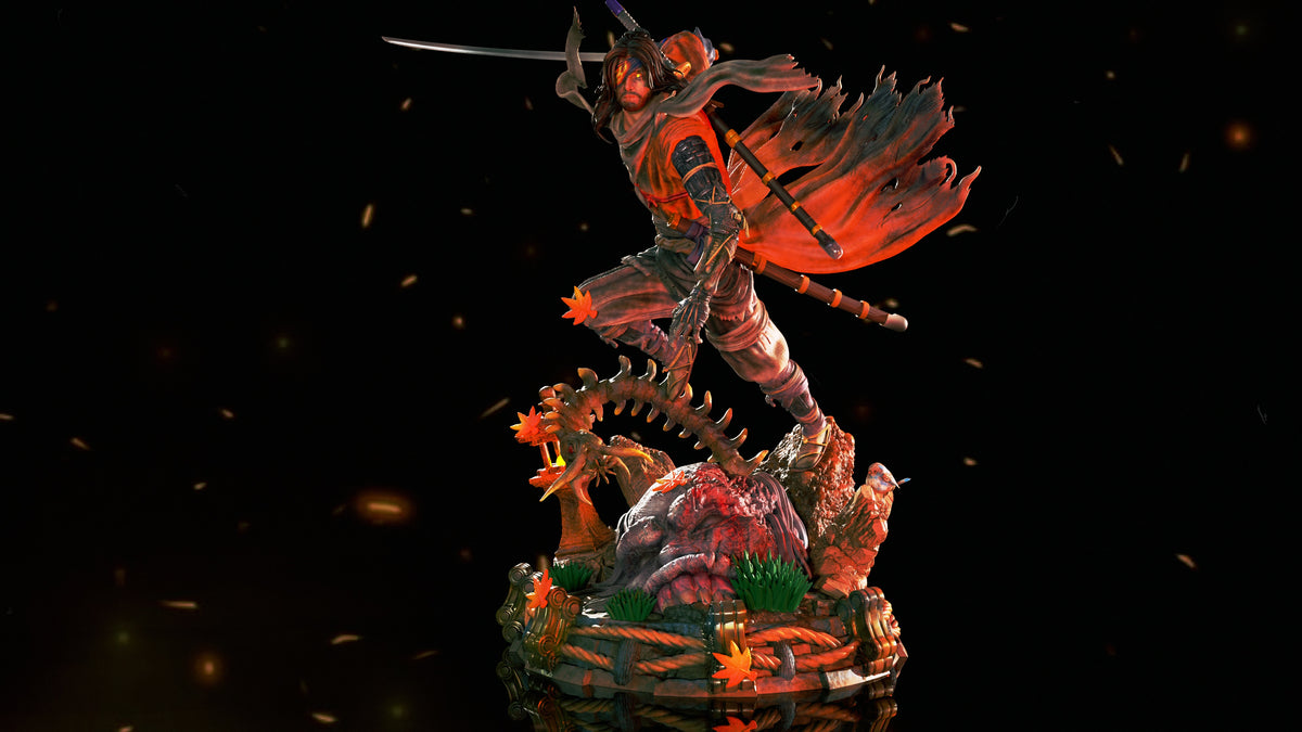 Sekiro Statue 3D-Printed Kit