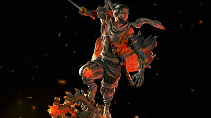 Sekiro Statue 3D-Printed Kit