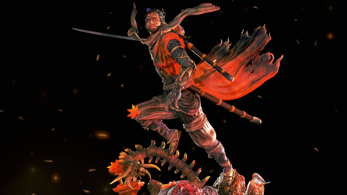 Sekiro Statue 3D-Printed Kit