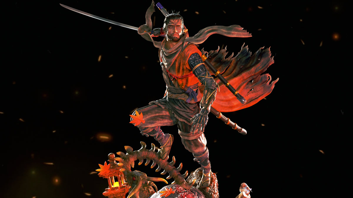 Sekiro Statue 3D-Printed Kit