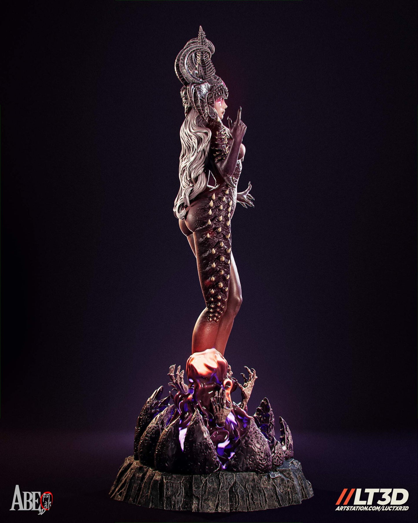 Shael'Ness Statue 3D-Printed Kit