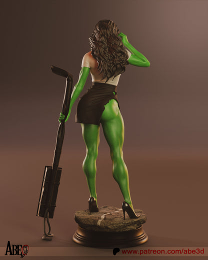 She-Hulk Statue