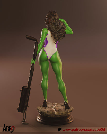 She-Hulk Statue