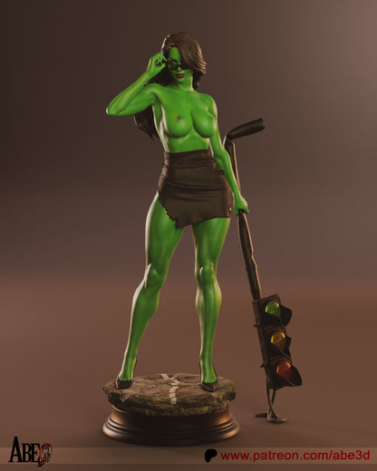 She-Hulk Statue