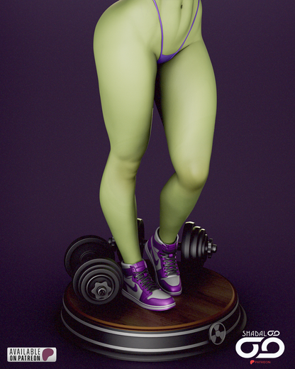 She-Hulk Statue