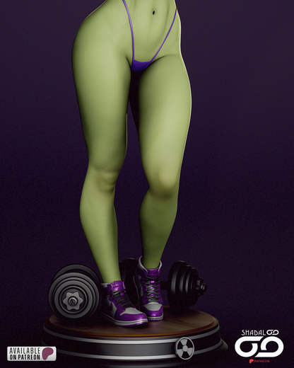 She-Hulk Statue