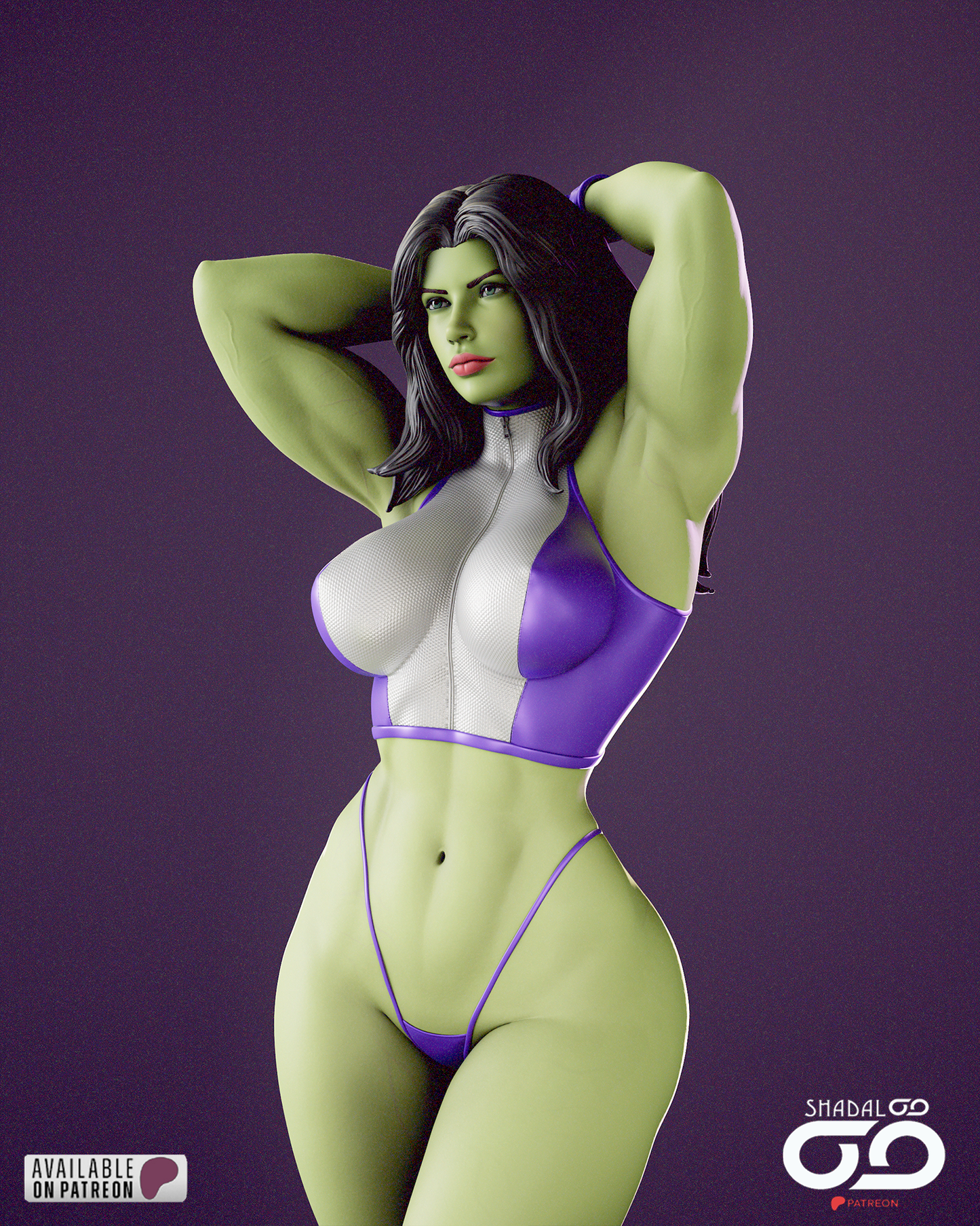 She-Hulk Statue