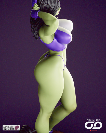She-Hulk Statue