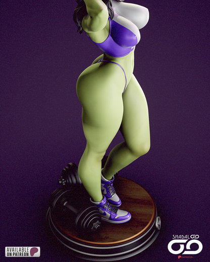 She-Hulk Statue