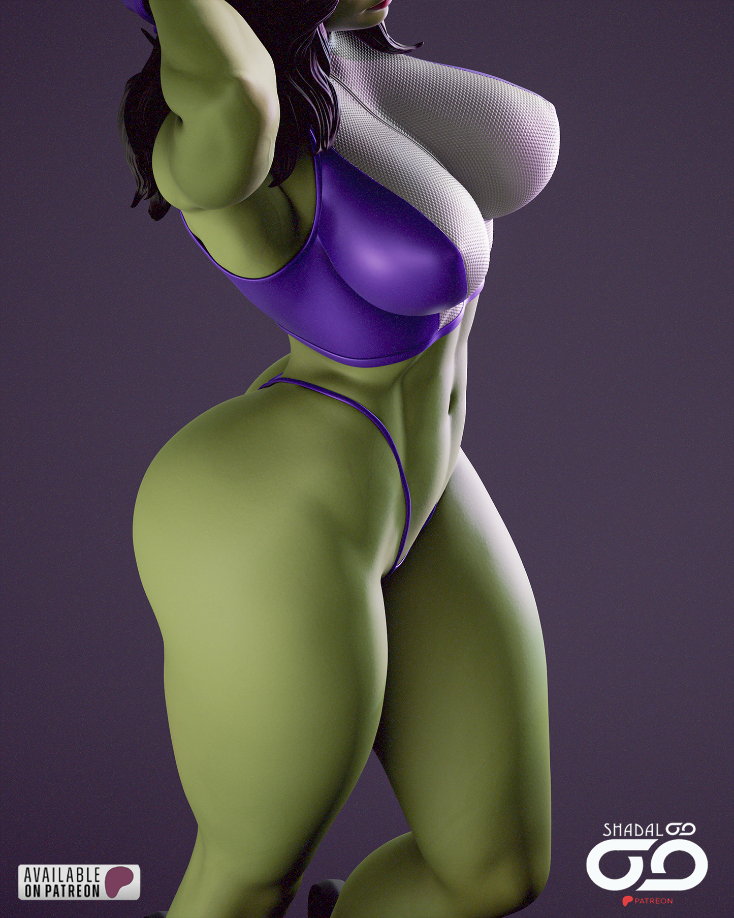 She-Hulk Statue