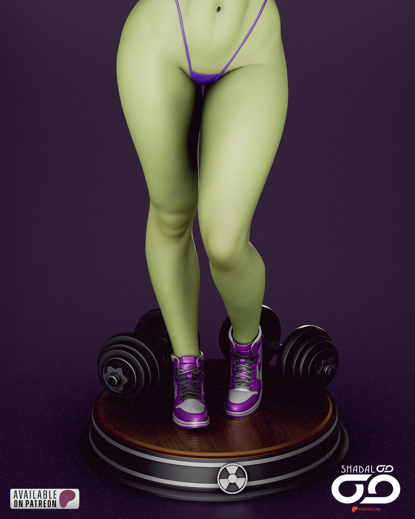 She-Hulk Statue