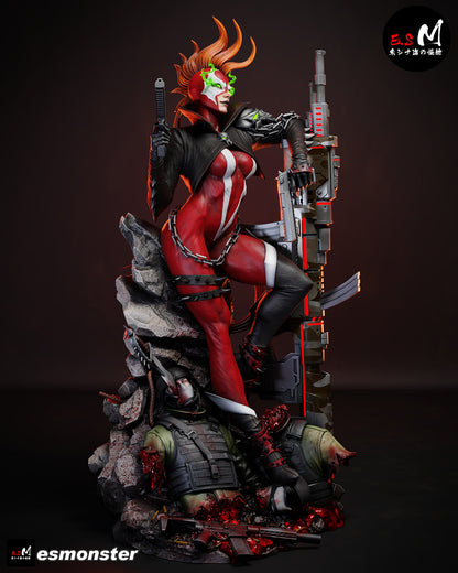 She-Spawn Statue 3D-Printed Kit