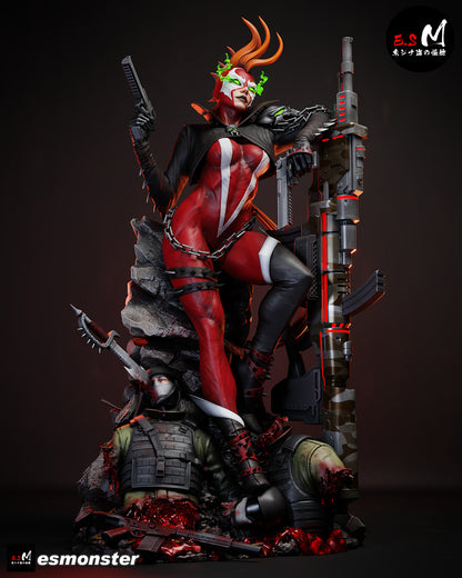 She-Spawn Statue 3D-Printed Kit