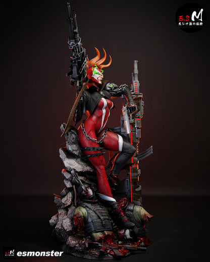 She-Spawn Statue 3D-Printed Kit