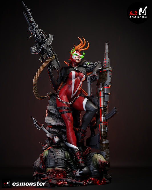 She-Spawn Statue 3D-Printed Kit