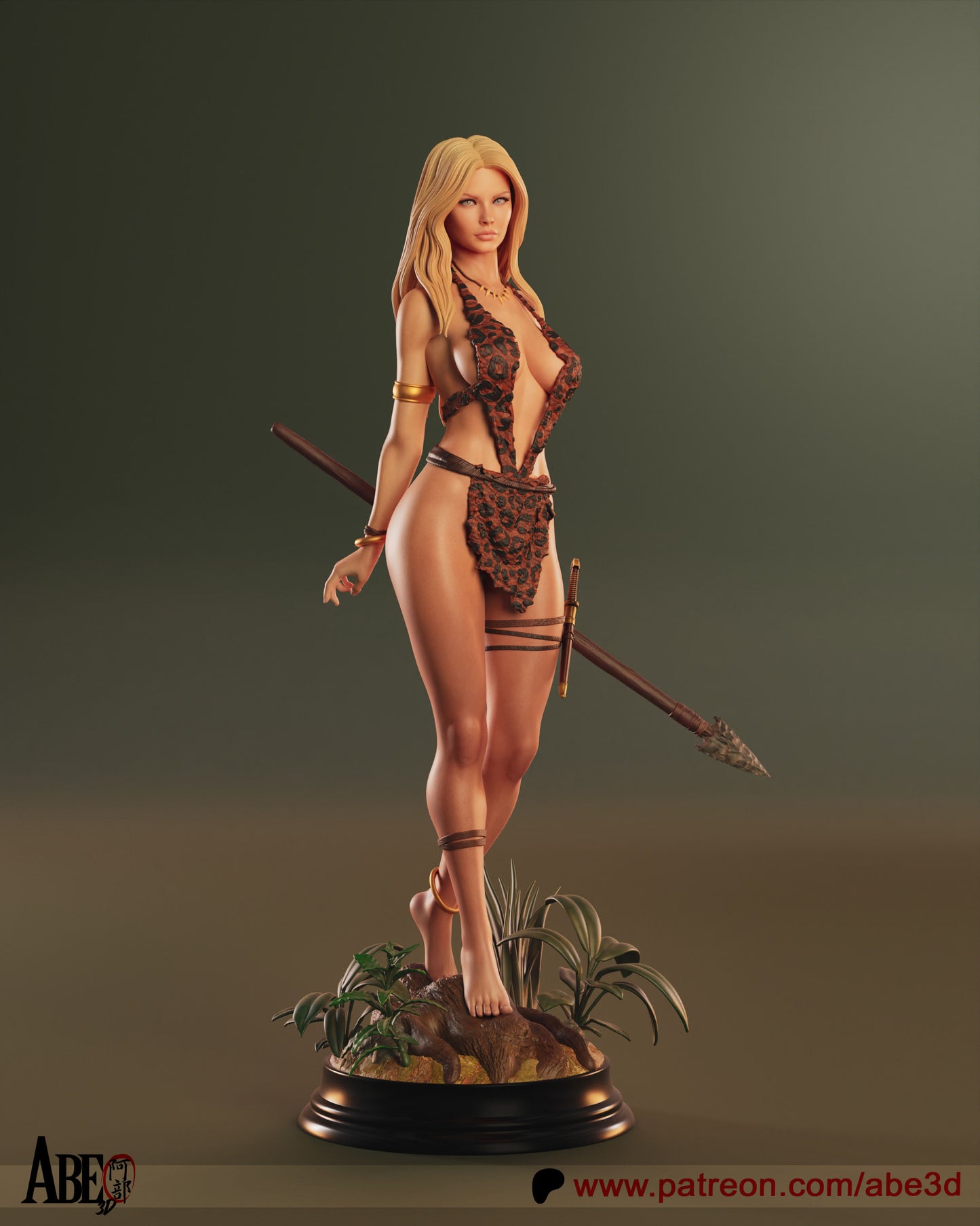 Sheena Statue 3D-Printed Kit
