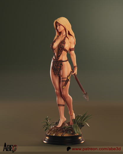 Sheena Statue 3D-Printed Kit