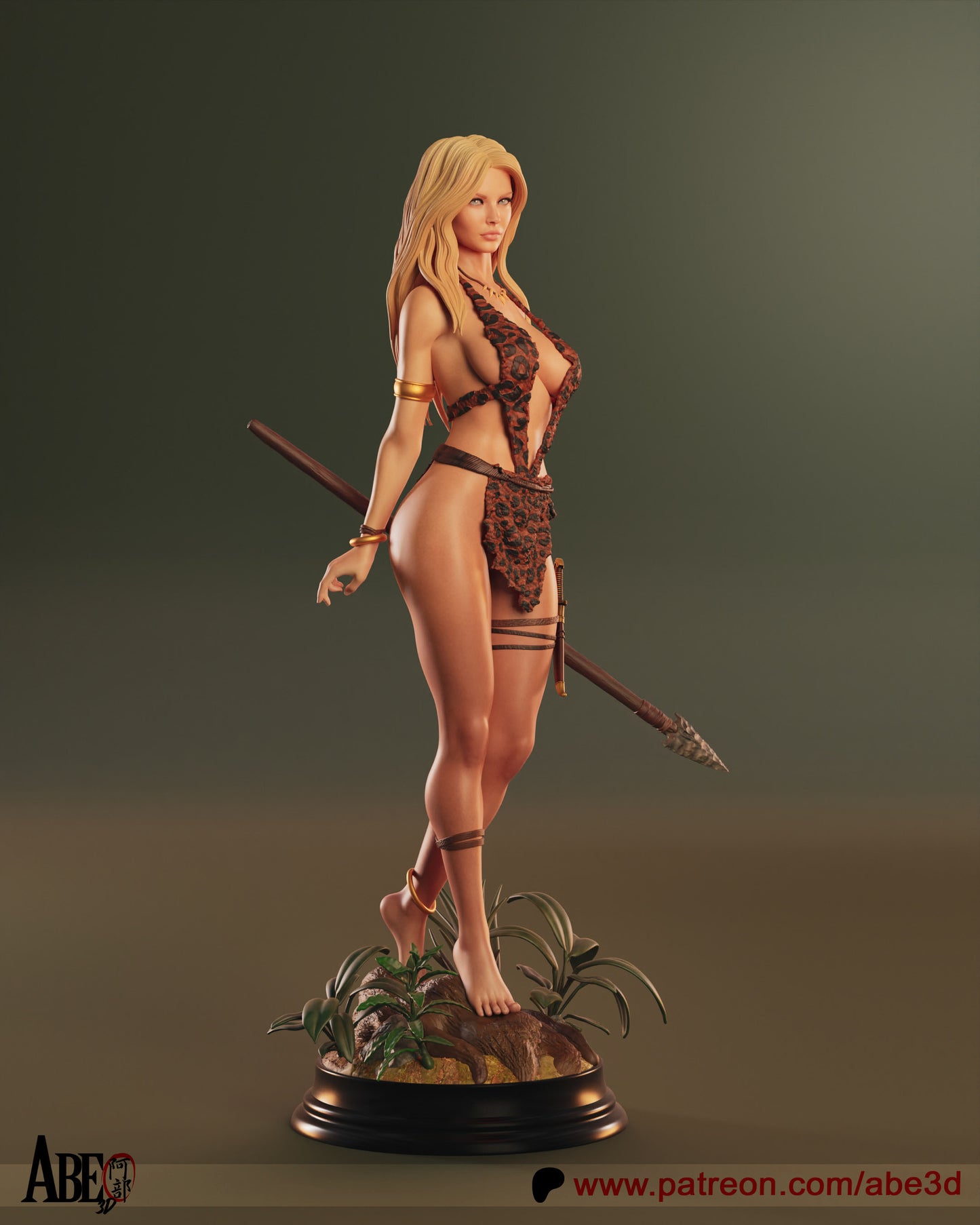 Sheena Statue 3D-Printed Kit