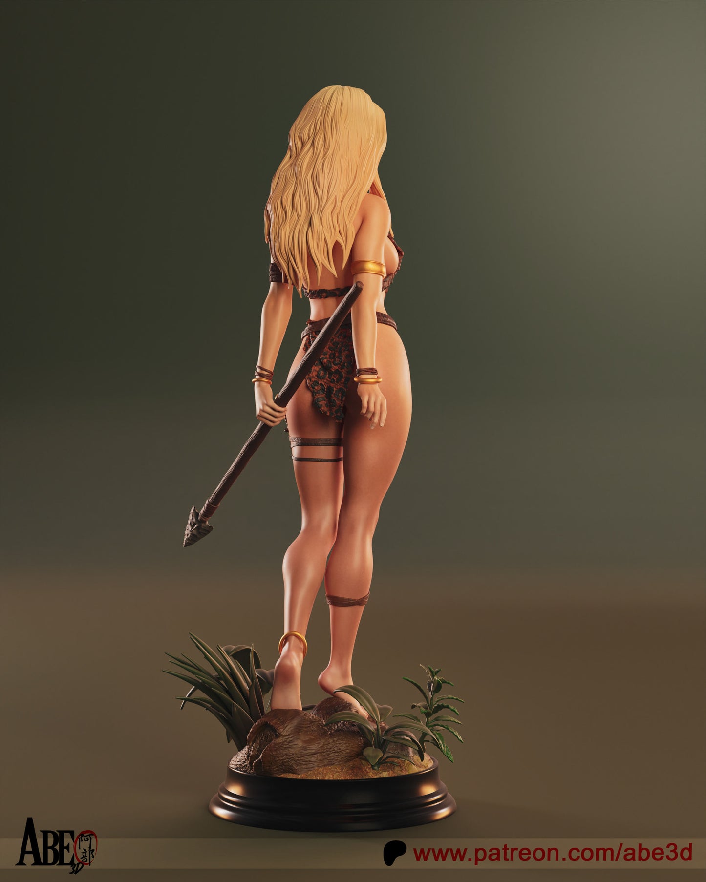 Sheena Statue 3D-Printed Kit